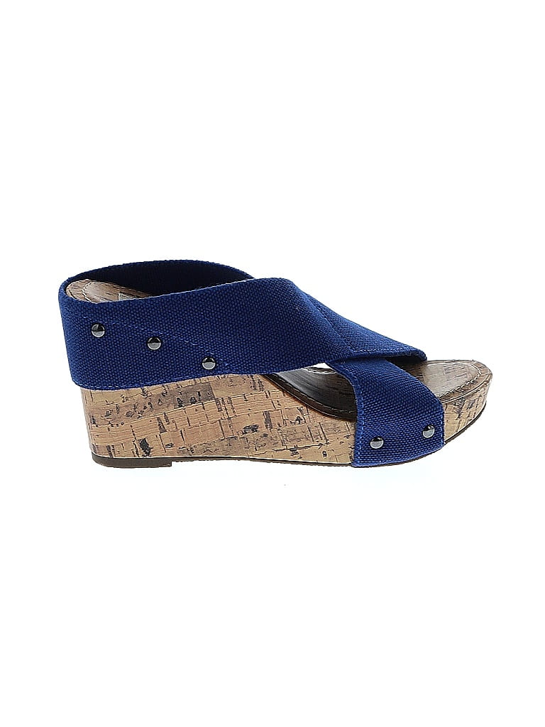 Esprit Blue Wedges Size 6 1/2 - photo 1