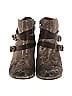 Sofft 100% Leather Brown Gold Wedges Size 11 - photo 2