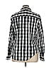 Foxcroft Checkered-gingham Black Long Sleeve Button-Down Shirt Size 16 - photo 2