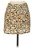 Luigi Bertolli 100% Polyester Yellow Casual Skirt Size 26 waist - photo 2