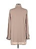 Soprano 100% Polyester Solid Tan Long Sleeve Blouse Size M - photo 2