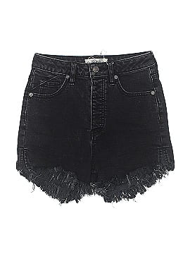 Hollister Black Denim Shorts Size 1