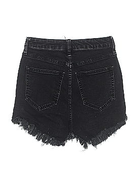 Hollister Black Denim Shorts Size 1