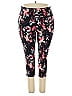 LIVI Floral Black Active Pants Size 22 - photo 1