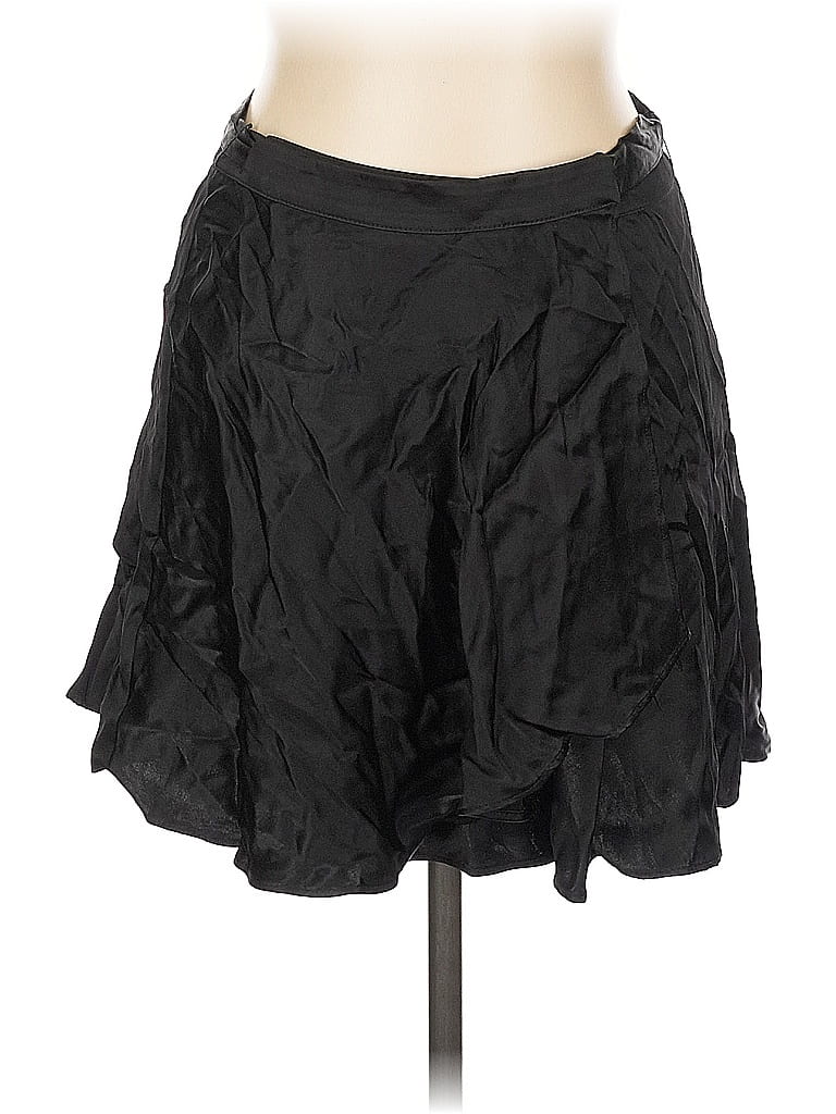 Pre-owned Bershka Formal Skirt In Black