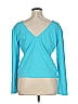 Worth Teal Long Sleeve Top Size XL - photo 2