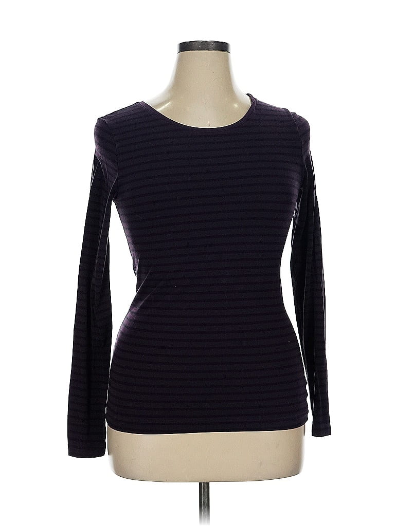 Gap Body Purple Long Sleeve T-Shirt Size L - photo 1