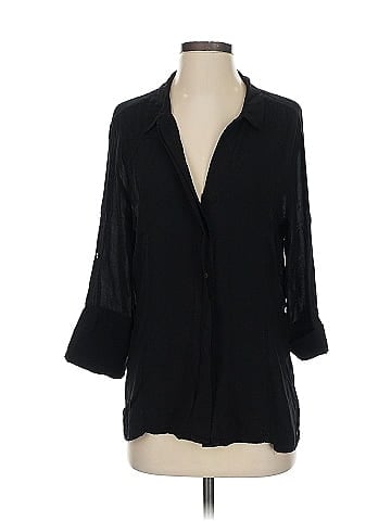 James Perse 3/4 Sleeve Button-Down Shirt (view 1)