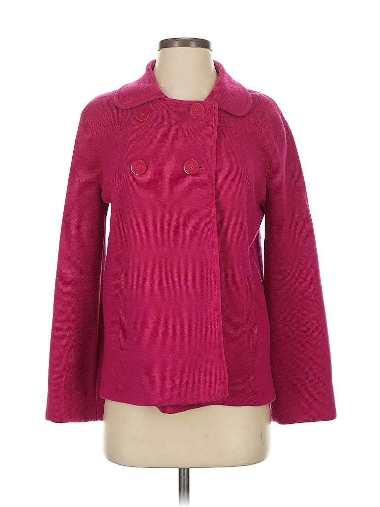 Pre-owned Talbots Wool Coat In Pink