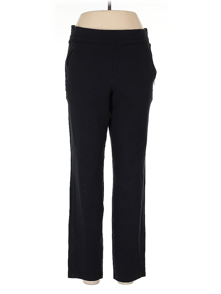 T by Talbots Solid Black Casual Pants Size M - photo 1