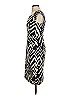 an original MILLY of New York Chevron-herringbone Blue Cocktail Dress Size 2 - photo 5
