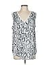 Unbranded Silver Sleeveless Blouse Size L - photo 1