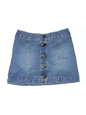 Okie Dokie Denim Skirt (view 1)