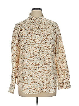 Foxcroft 3/4 Sleeve Button Down Shirt