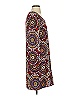 Peach Love Cream California 100% Polyester Paisley Burgundy Casual Dress Size S - photo 4