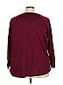 Terra & Sky Burgundy 3/4 Sleeve Top Size 3X - photo 2