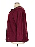 Terra & Sky Burgundy 3/4 Sleeve Top Size 3X - photo 5