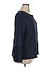 Ann Taylor LOFT Color Block Blue Long Sleeve T-Shirt Size XL - photo 4
