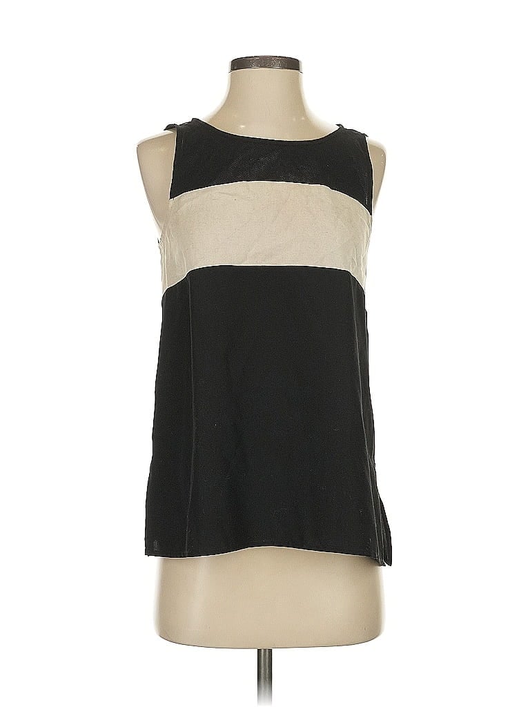 Pre-owned Sanctuary Sleeveless Blouse In Black