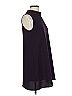 Aqua Solid Purple Casual Dress Size S - photo 4
