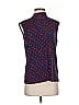 Diesel Polka Dots Blue Sleeveless Blouse Size S - photo 1
