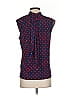 Diesel Polka Dots Blue Sleeveless Blouse Size S - photo 2