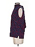 Diesel Polka Dots Blue Sleeveless Blouse Size S - photo 5