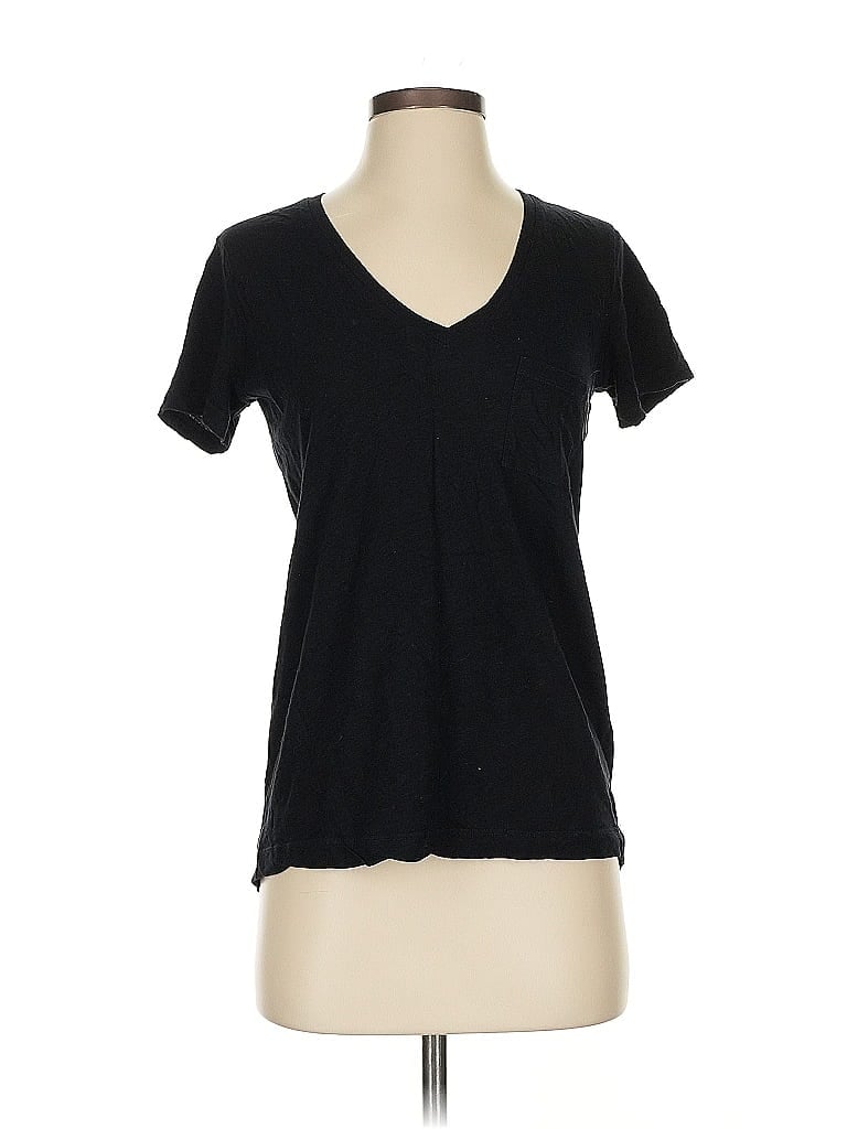 Pre-owned Madewell Short Sleeve T-shirt In Black