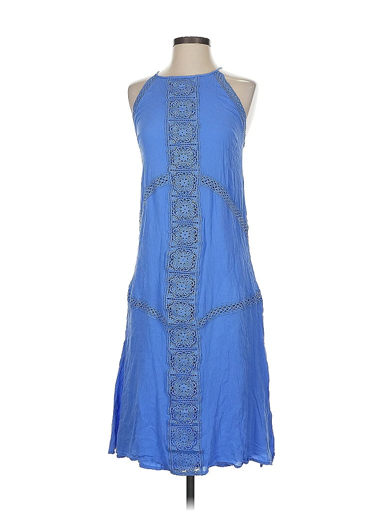 Lush 100% Rayon Blue Cocktail Dress Size XS - photo 1