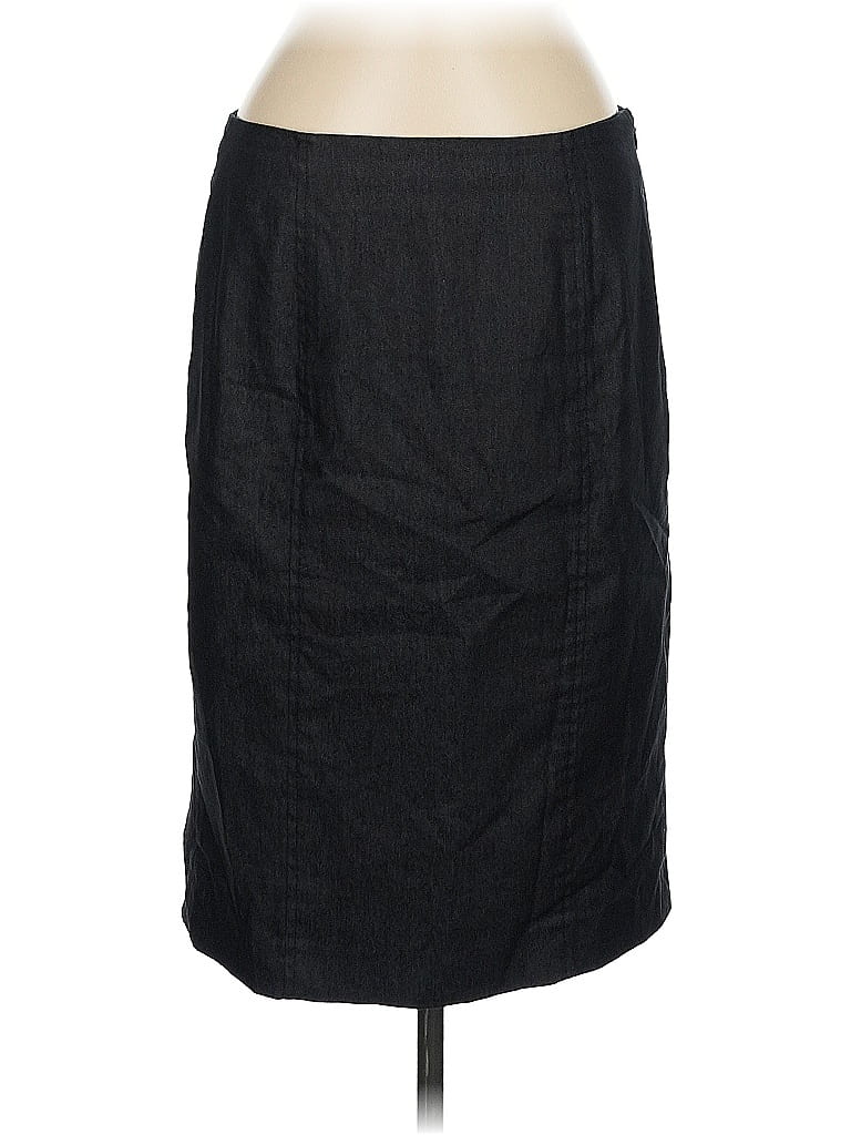 Pre-owned Evan Picone Casual Skirt In Black