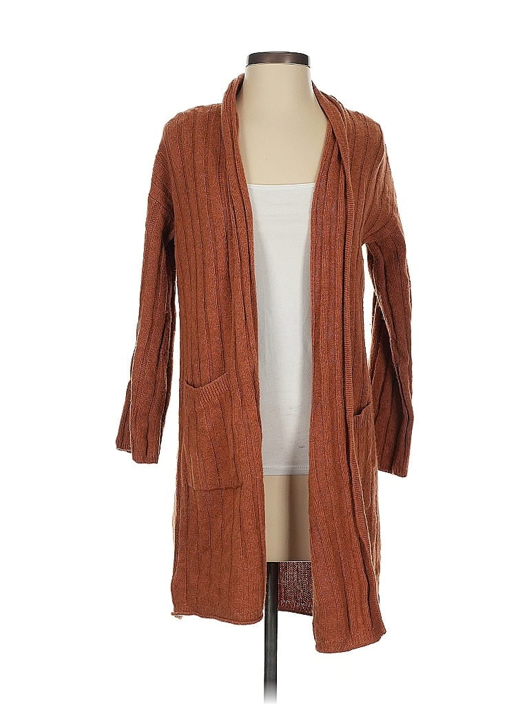 Pre-owned Madewell Cardigan Sweater In Brown