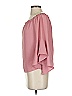 Haute Monde 100% Polyester Pink Long Sleeve Blouse Size M - photo 5