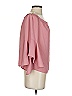 Haute Monde 100% Polyester Pink Long Sleeve Blouse Size M - photo 4