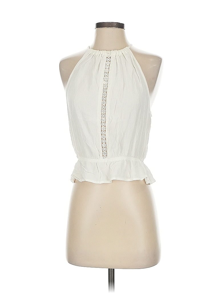 Divided by H&M 100% Viscose Ivory Sleeveless Blouse Size 4 - photo 1