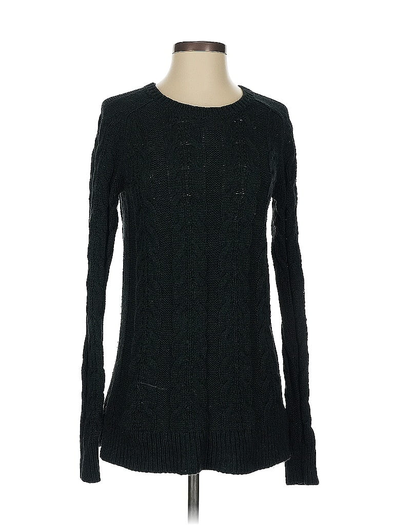 Pre-owned Ann Taylor Loft Pullover Sweater In Black