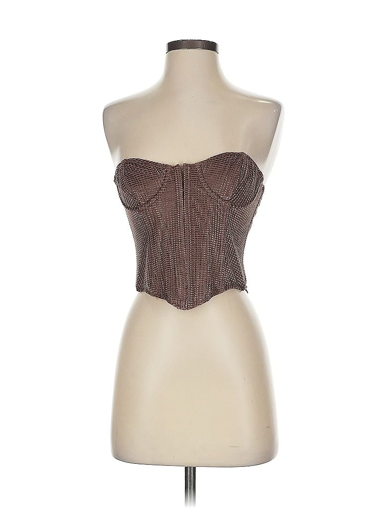 Out From Under Brown Tan Tube Top Size S - photo 1