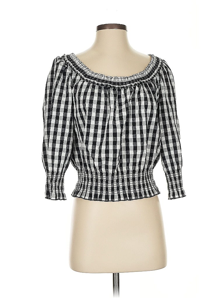 Tanya Taylor Black 3/4 Sleeve Blouse Size XS - photo 1