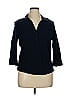 White Label The White Company 100% Organic Cotton Blue Long Sleeve Polo Size 14 - photo 1