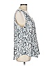 Unbranded Silver Sleeveless Blouse Size L - photo 4