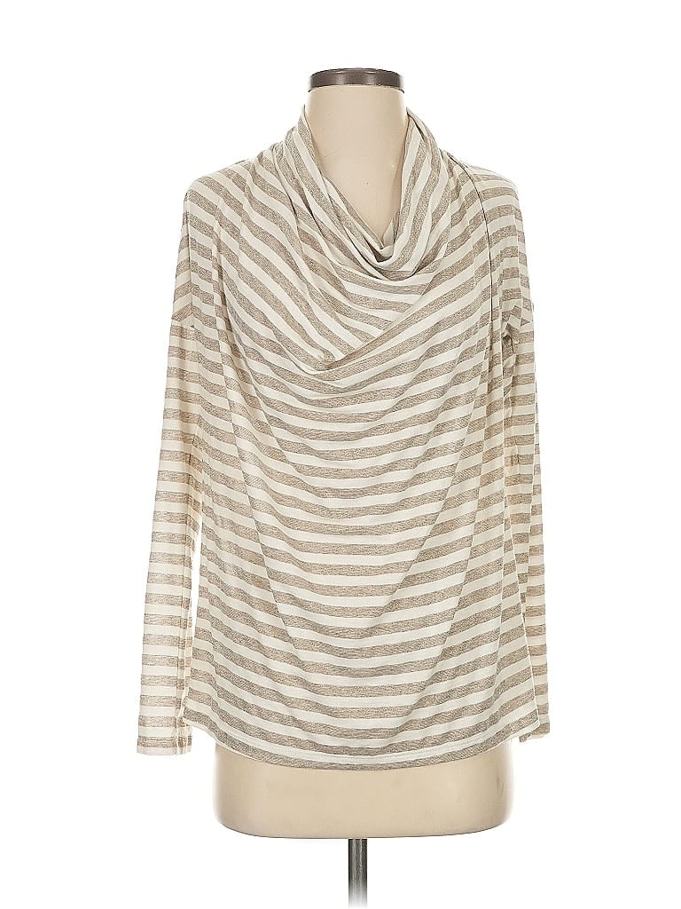 Pre-owned Splendid Long Sleeve Turtleneck In White