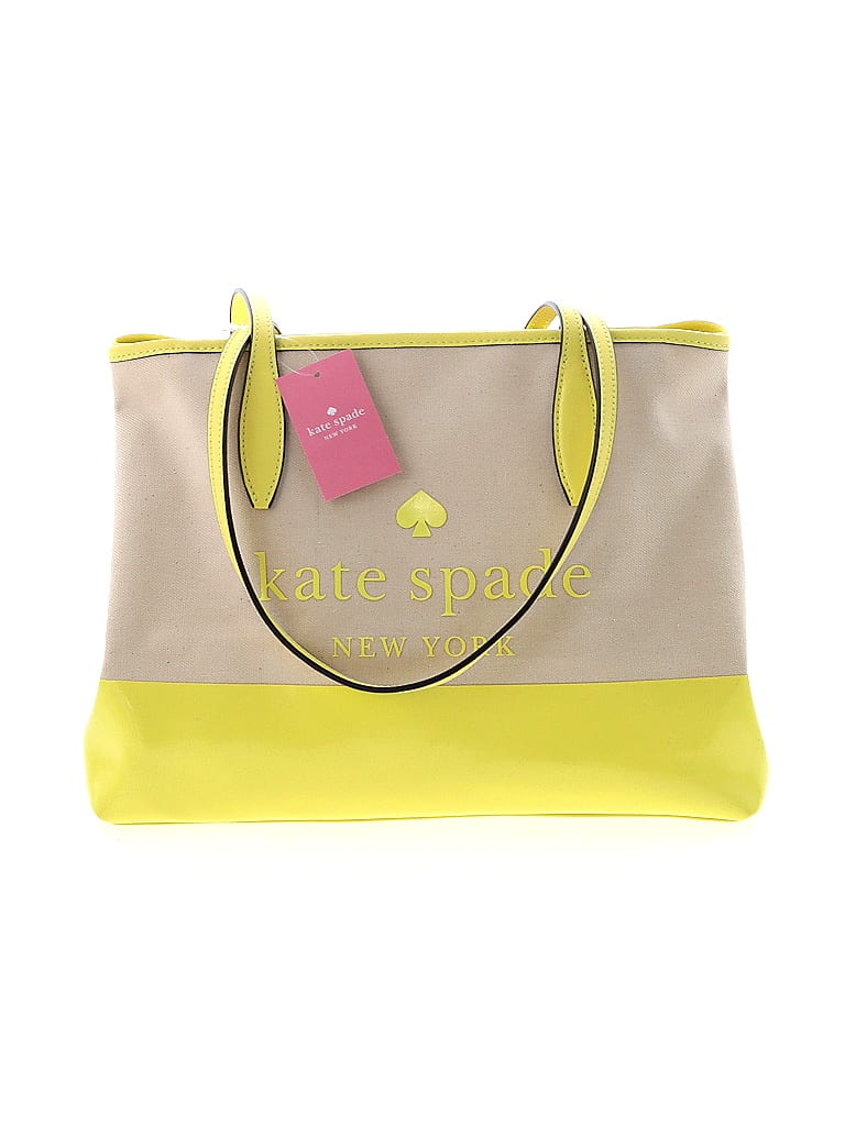 Kate Spade New York Color Block Yellow Tote One size - photo 1