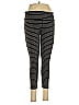 Gap Fit Stripes Black Leggings Size L - photo 1