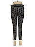 Gap Fit Stripes Black Leggings Size L - photo 2