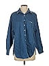 BTFBM 100% Cotton Blue Long Sleeve Button-Down Shirt Size S - photo 1
