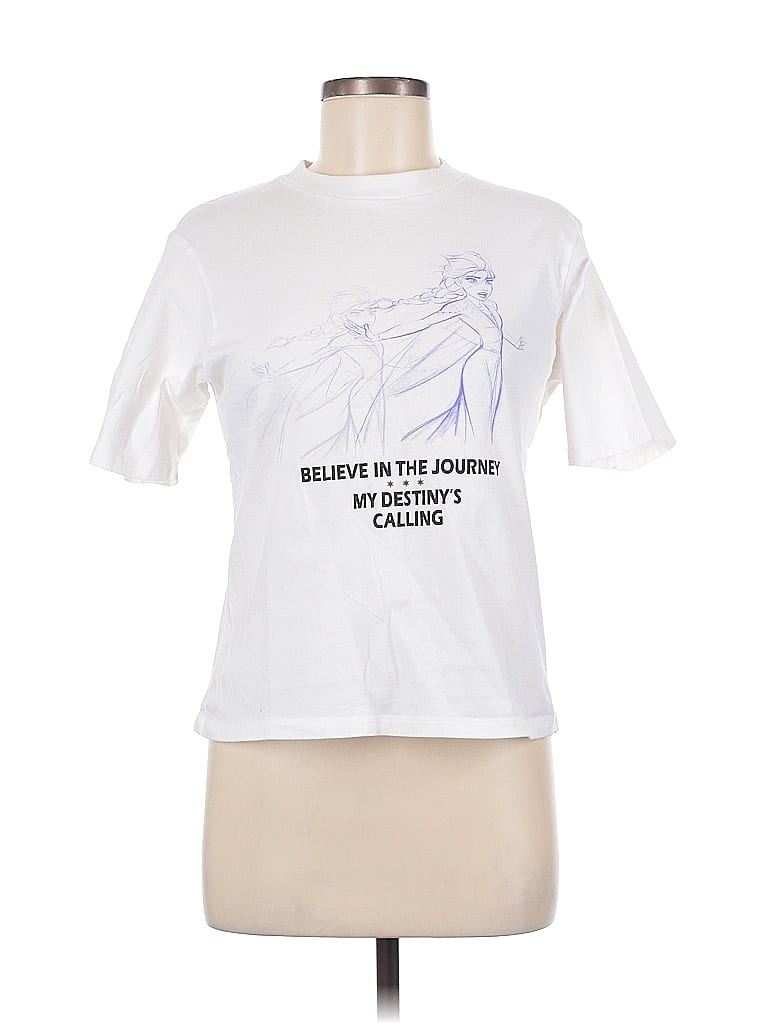 UT for Uniqlo 100% Cotton Print White Short Sleeve T-Shirt Size S - photo 1