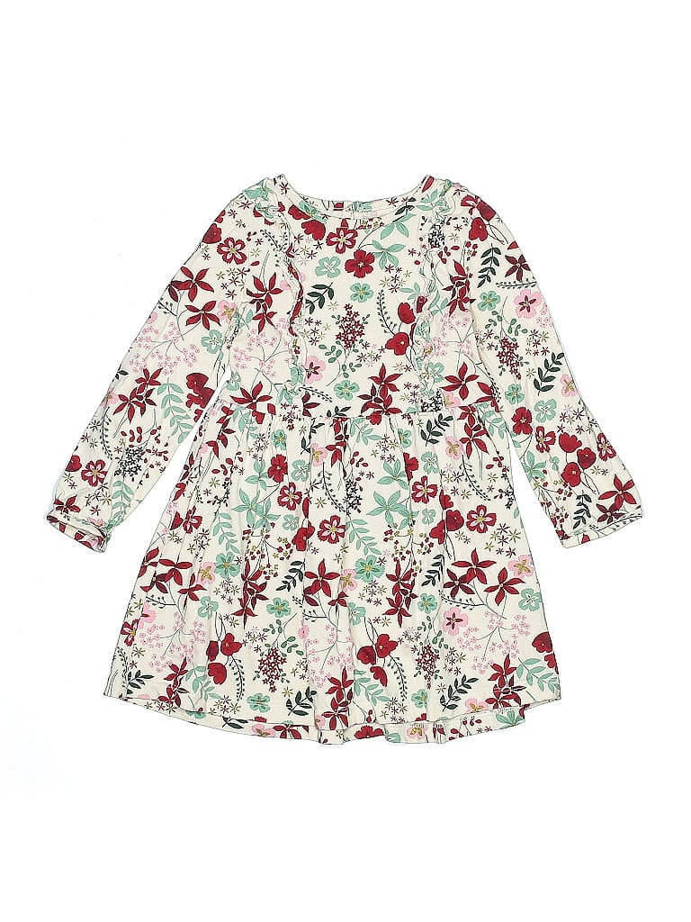 Just One You Made by Carter's 100% Cotton Ivory Dress Size 4T - photo 1