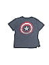 Marvel Gray Blue Short Sleeve T-Shirt Size M (big kids) - photo 1