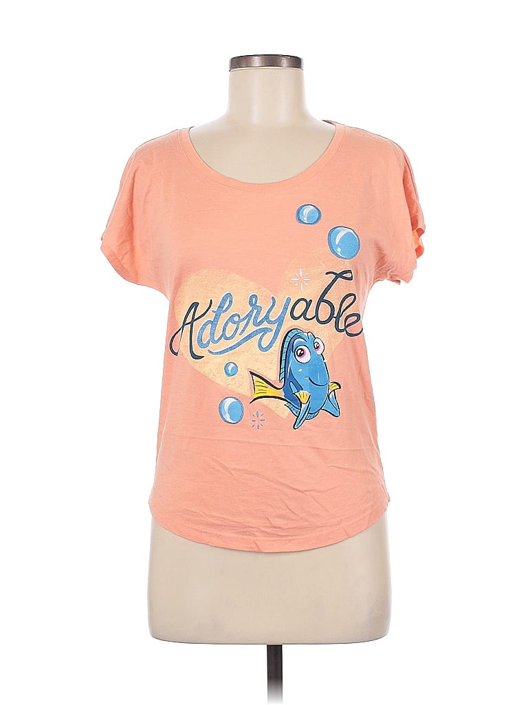 Disney Parks Orange Short Sleeve T-Shirt Size XS - photo 1