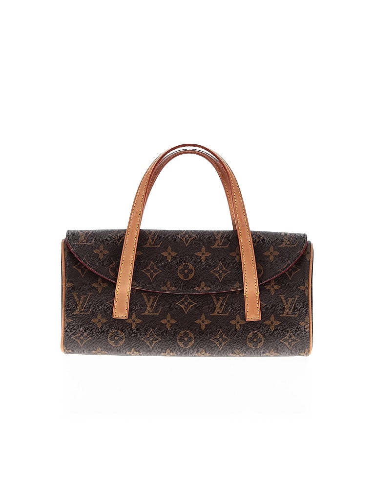 Louis Vuitton 100% Coated Canvas Brown Monogram Coated Canvas Sonatine Cloth One size - photo 1