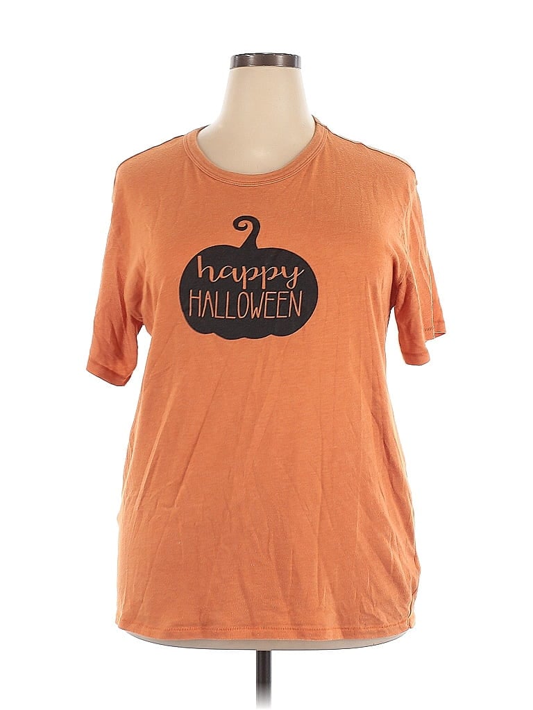 ALTERNATIVE Orange Short Sleeve T-Shirt Size 2X - photo 1